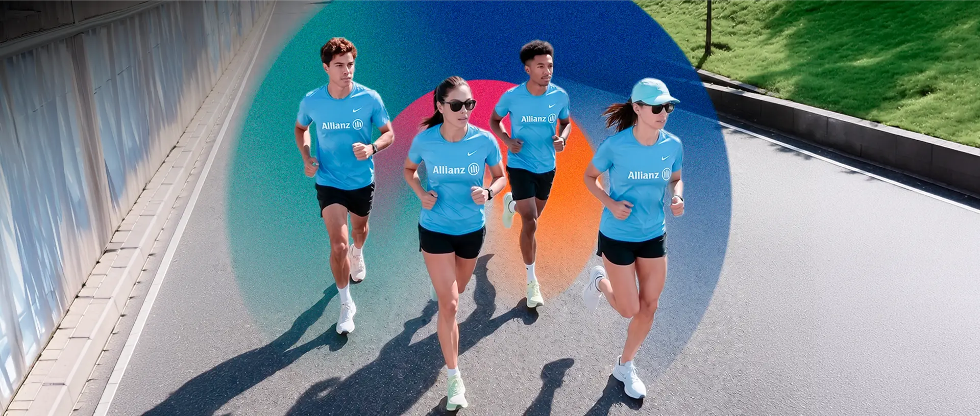 Atletas en Allianz 15K Bogotá