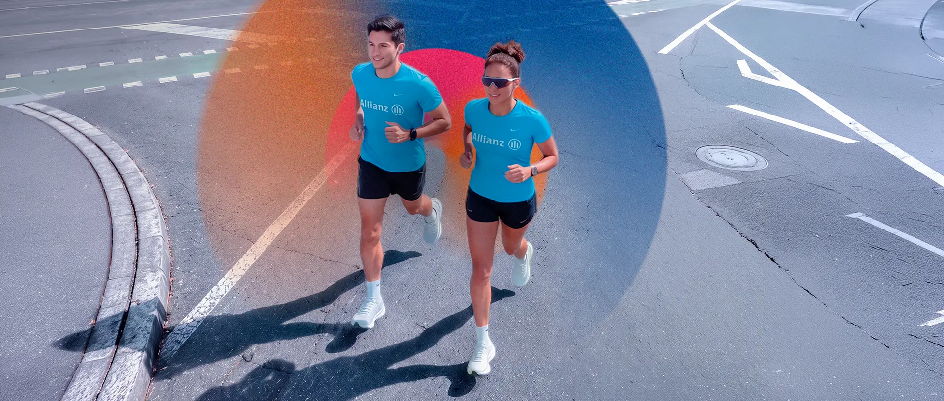Atletas en Allianz 15K Bogotá